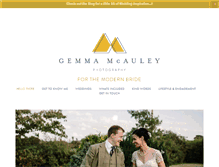 Tablet Screenshot of gemmamcauleyphotography.com